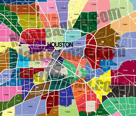 Zip Code Map Of Houston Tx Har Texas Zip Code Map Printable Maps
