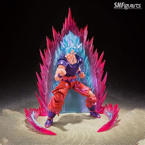 Super Saiyan God Blue Son Goku Action Figure Ssgss Kaioken X