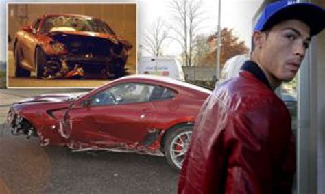 Ferrari 599 Crashed By Cristiano Ronaldos