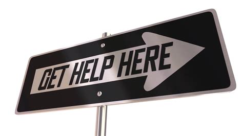 Get Help Here Road Arrow Way Sign Guidance Stock Motion Graphics Sbv