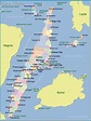 Cebu Philippines Map With Cities - TravelsFinders.Com