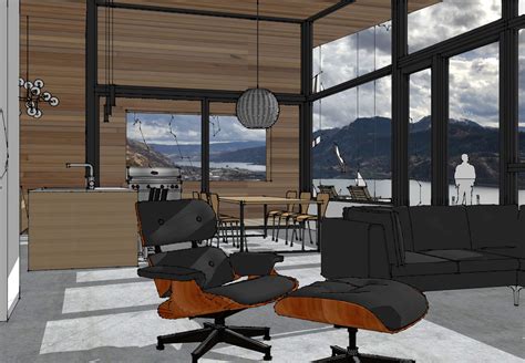 Vr Interior Look East With Sky Eb Architecture Design