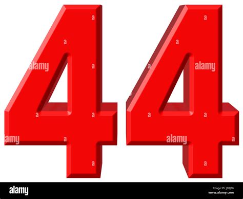 Number 44 Forty Four Cut Out Stock Images And Pictures Alamy