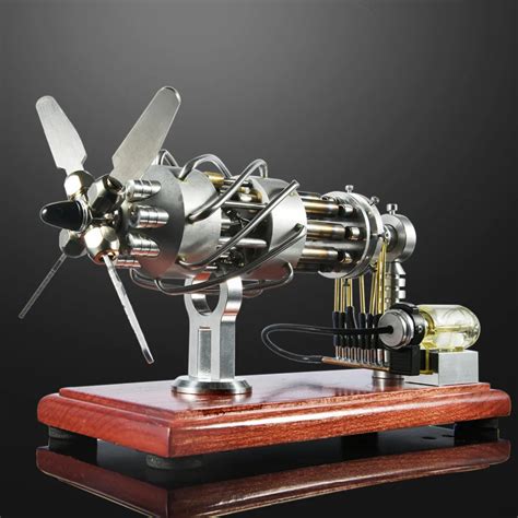 16 Cylinders Swash Plate Hot Air Diy Stirling Engine Model Learning