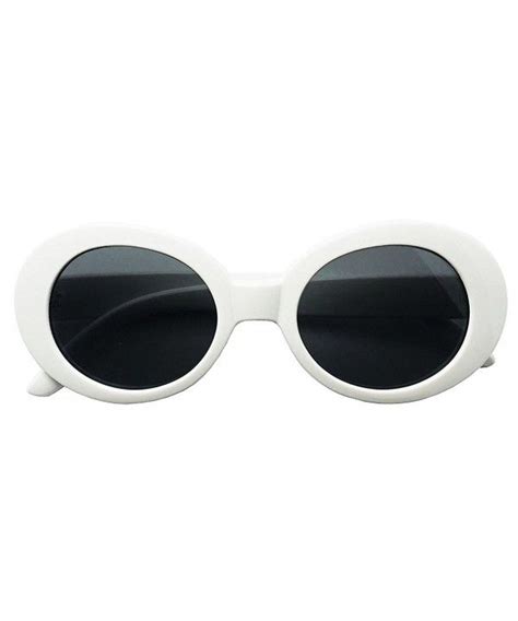 Rock Star Retro Fashion Thick Frame Clout Goggles Round Sunglasses