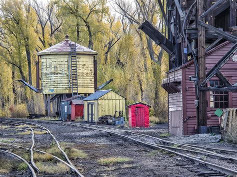 Autumn Railroad Yard Photograph By Dan Leffel Fine Art America
