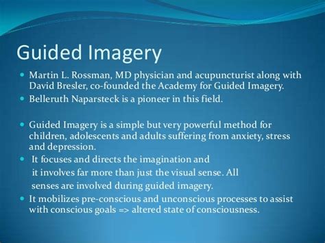Guided Imagery To Overcome Anxiety By Dr Mallika Meinhold