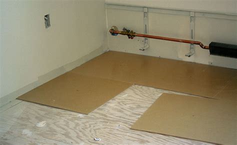 How to install tile on a bathroom floor. Floor underlayments