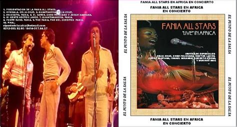 El Punto De La Salsa Fania All Stars En Africa En Concierto En Dvd