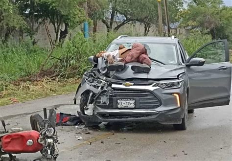 Muere Motociclista Al Chocar Contra Camioneta