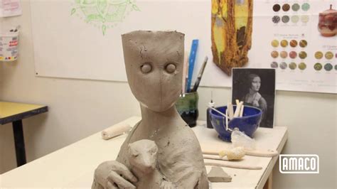 How To Make A Clay Sculpture Of The Human Figure He Covers His Body