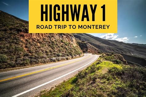 Highway 1 California Road Trip Near Monterey