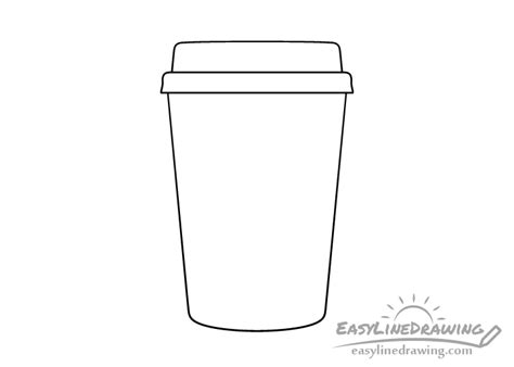 How To Draw A Paper Coffee Cup Step By Step Jessica Melo