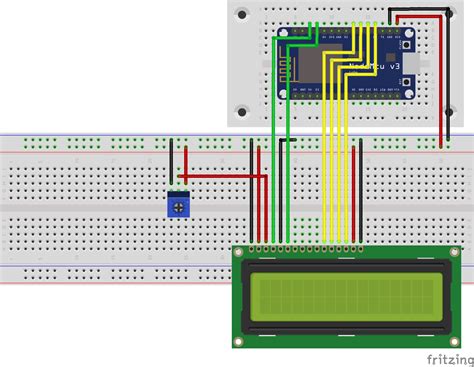 Interfacing Lcd With Nodemcu Without Using I2c Arduino Projects Vrogue