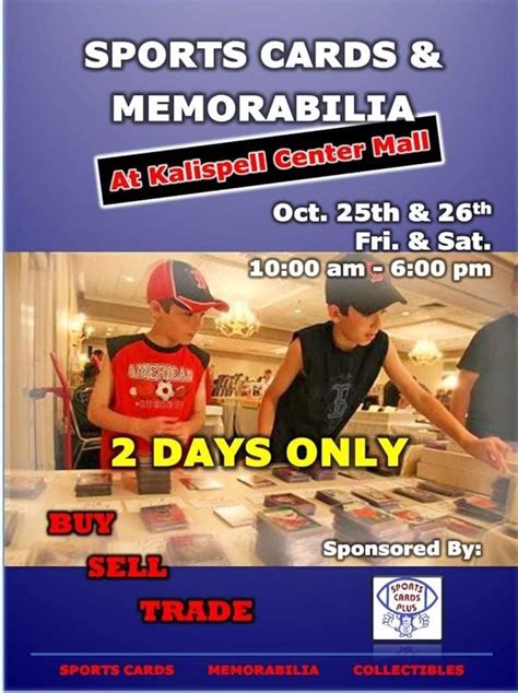 Video tour of the new sports cards plus in san antonio, texas. Sports Cards Plus Card Show 10/25/2019 Kalispell, Montana, Kalispell Center Mall - Special ...
