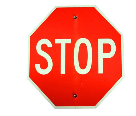 Isolated Stop Sign Free Stock Photo Public Domain Pictures