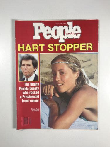 People Weekly Magazine May 18 1987 Donna Rice Gary Hart Scandal No