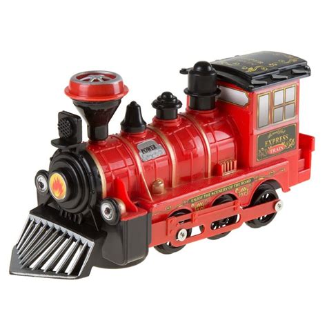 hey play toy train locomotive engine car with battery powered lights and sounds toy train