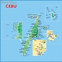 Cebu Philippines Map - TravelsFinders.Com