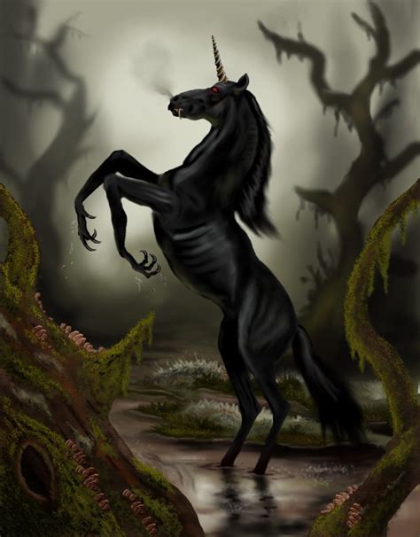 Black Unicorn By Bradlyvancamp On Deviantart