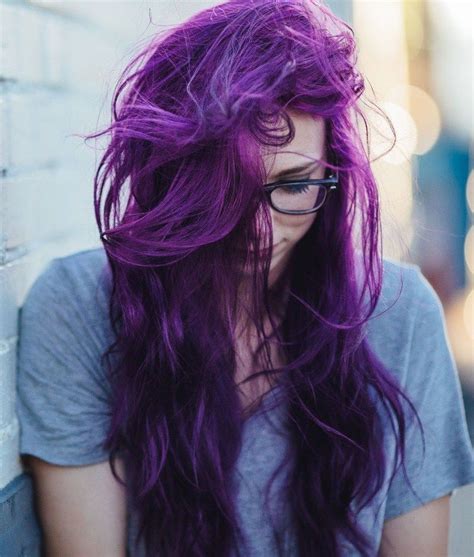 50 Glamorous Dark Purple Hair Color Ideas — Destined To Mesmerize Dark Purple Hair Purple
