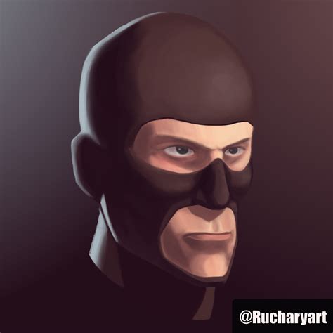 Artstation Tf2 Spy Portrait