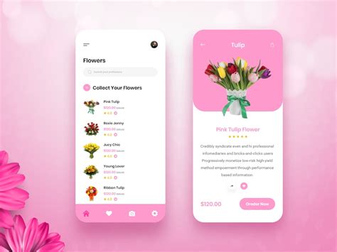 Online Flower Shop Ios Mobile App Screens Template Search By Muzli