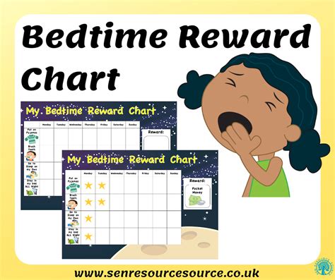 Bedtime Reward Chart SEN Resource Source