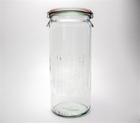 908 1 L Cylindrical Jar Set Of 3 Weck Jars