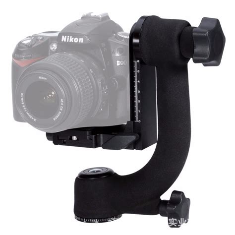 360 Degree Panoramic Gimbal Tripod Head With Panorama Quick Release