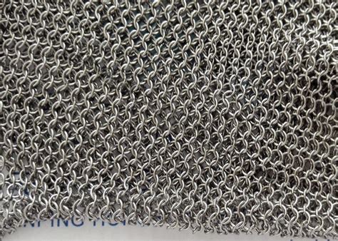 316 Stainless Steel Chainmail Ring Mesh Use Water Features Shower