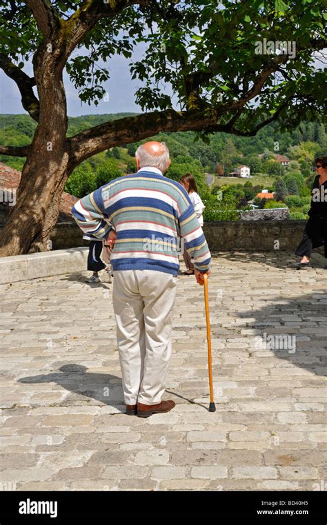 Old Man Walking Stick