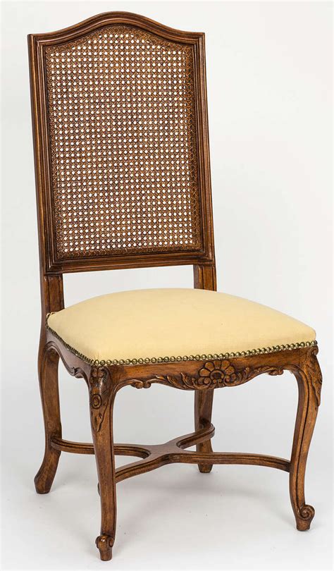 These dining armchairs are crafted with exquisite beech. French Cane Tall High Back Dining Chairs set of 8 at 1stdibs