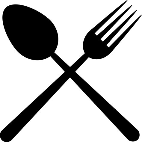 Download Restaurant Cutlery Symbol Of A Cross Svg Png Icon Free ...