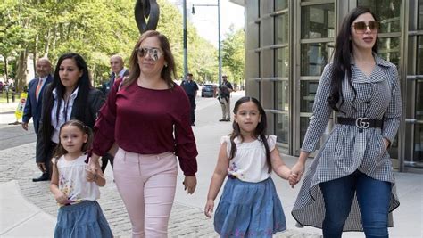 El Chapos 7 Year Old Twin Daughters Attended His Trial For The First