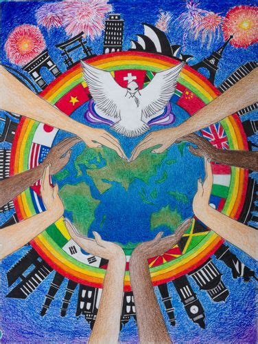 Casey Trinh 2016 17 Merit Award Winner Peace Poster Peace Art