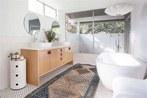 Midcentury Organic Modern Bathroom In Ladera Heights Remodelista