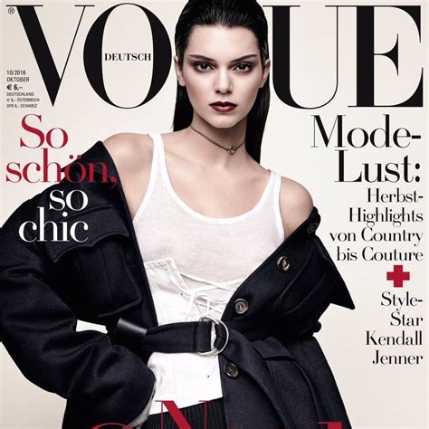 Kendall Jenner Covers Vogue Germany Teen Vogue