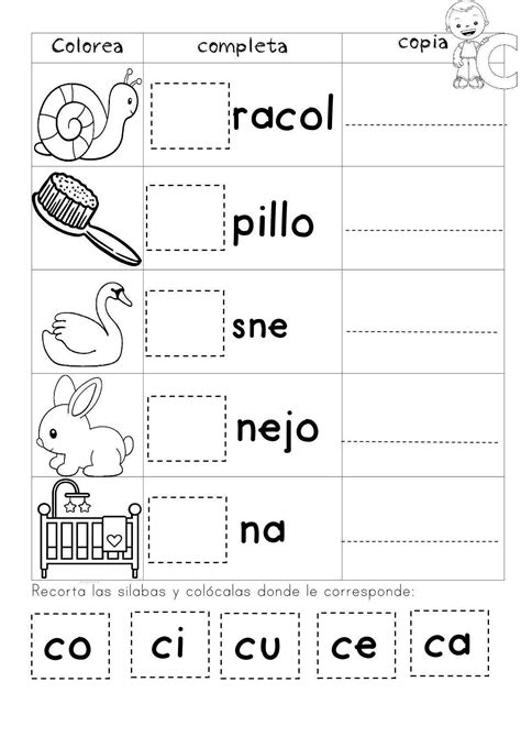 Mi Cuadernillo De Sílabas Imagenes Educativas Preschool Spanish