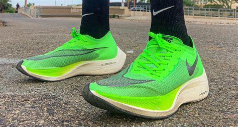 The nike zoomx vaporfly next% uses a combination of rubber compounds to deliver a combination of traction and responsiveness for a speedy run that is consistent as the miles log on. How the Nike ZoomX Vaporfly NEXT% Looks & Performs On Foot ...