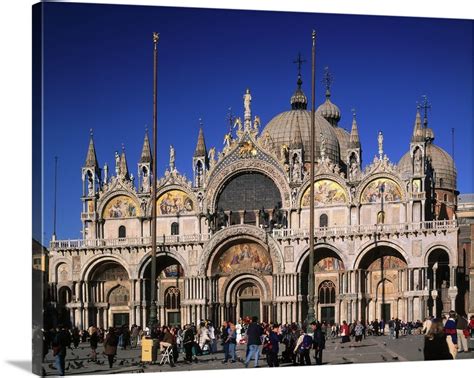 Italy Venice Basilica Di San Marco Wall Art Canvas
