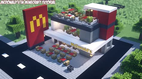 Minecraft Tutorial How To Make A Mcdonalds Youtube
