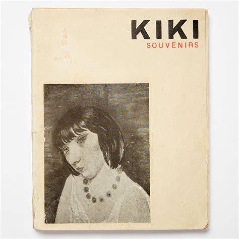 Kiki Souvenirs Signed And Inscribed With Self Portrait Drawing De