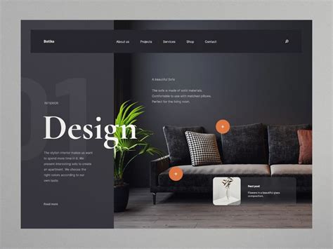 Design Interior Website Concept Interior Design Website Website