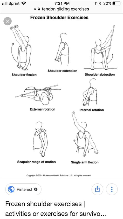 Pin By Christine Zook On Shoulder Rom Frozen Shoulder Exercises