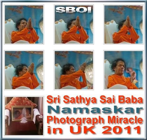 Sri Sathya Sai Baba Namaskar Photograph Miracle In Uk 2011