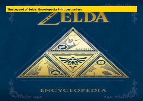 The Legend Of Zelda Encyclopedia Print Best Sellers