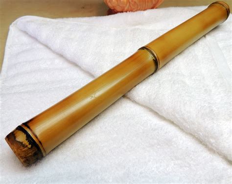 Heat Treated Bamboo Massage Stick 13 Long Reflexogoly Etsy