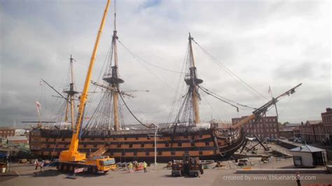 Hms Victory Timelapse Of De Rigging For Museum Of The Royal Navy Youtube