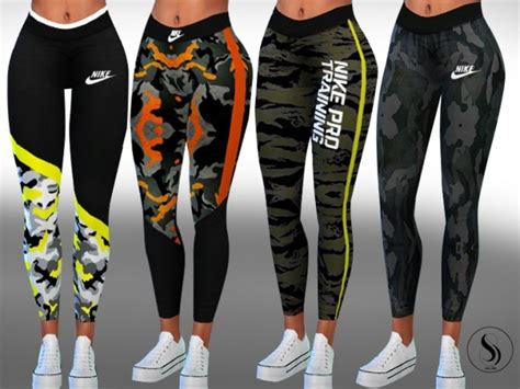 Colorful Athletic Yoga And Fitness Leggings By Saliwa At Tsr Sims 4